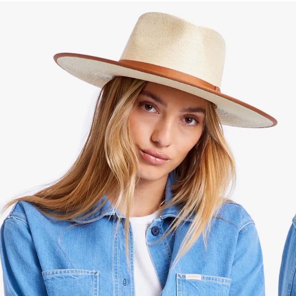 NWOT Brixton Jo Straw Rancher Hat